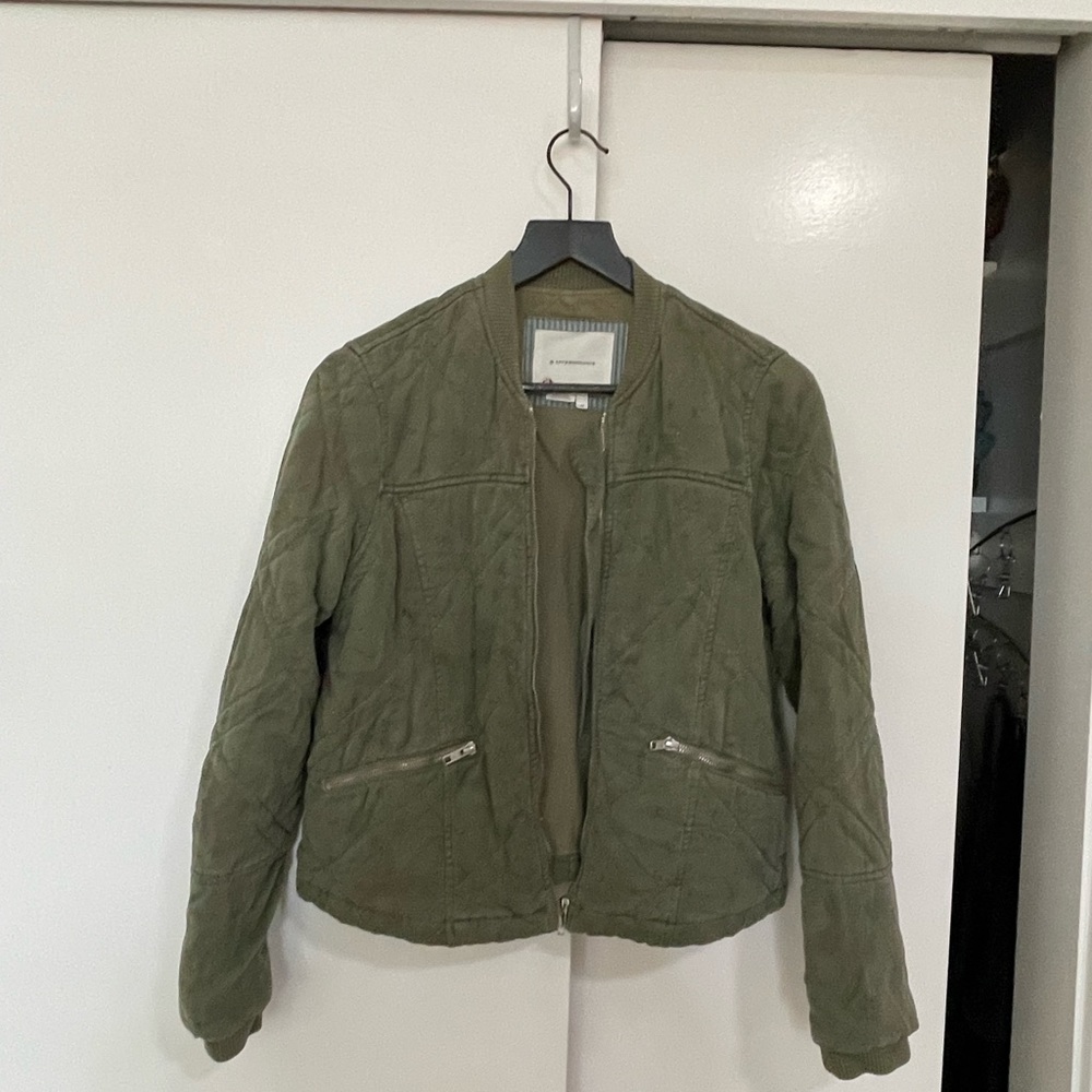 Anthropology Bomber Jacket